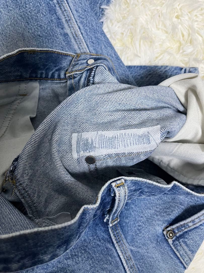 ゴールデンサイズ　USA製　カーハート　ダブルニー　W36L32 グッドフェード