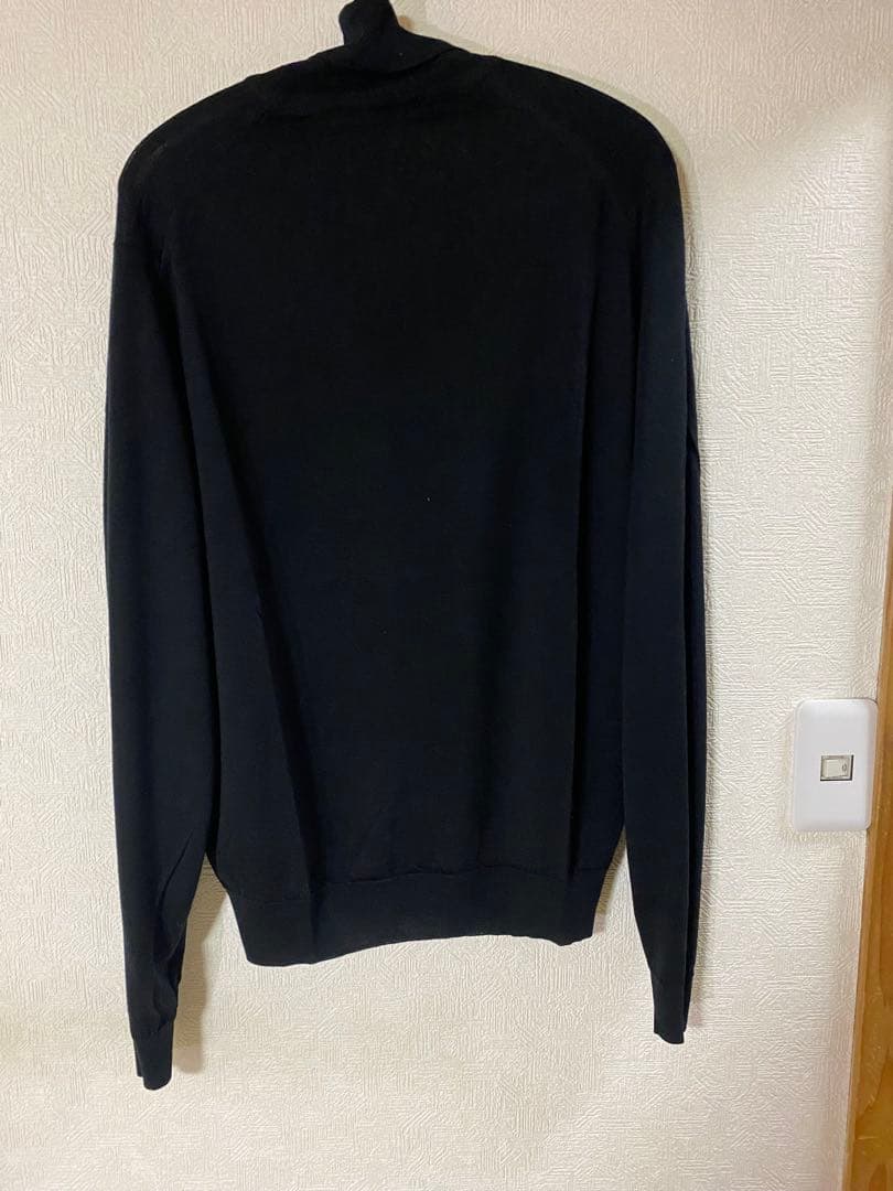 ジョンスメドレー 英国製 メリノウール100% タートルネックニット M30G