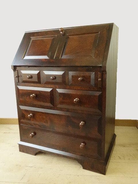 松本民芸家具　ライティング　ビューロー　USED　再塗装済