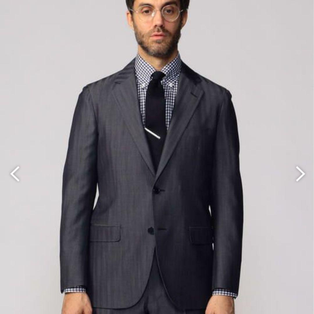 超高級約8万★未使用★TOMORROWLAND　シャンブレーテーラードジャケット