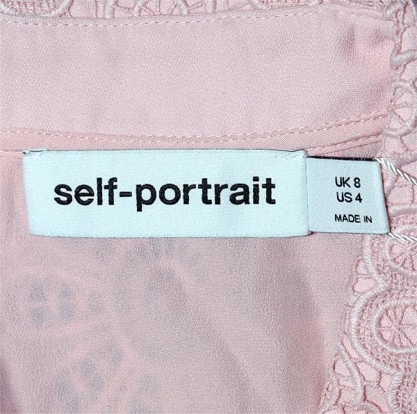 m*e様 セルフポートレイト ギピュール レース ジャケット ピンク UK8 未