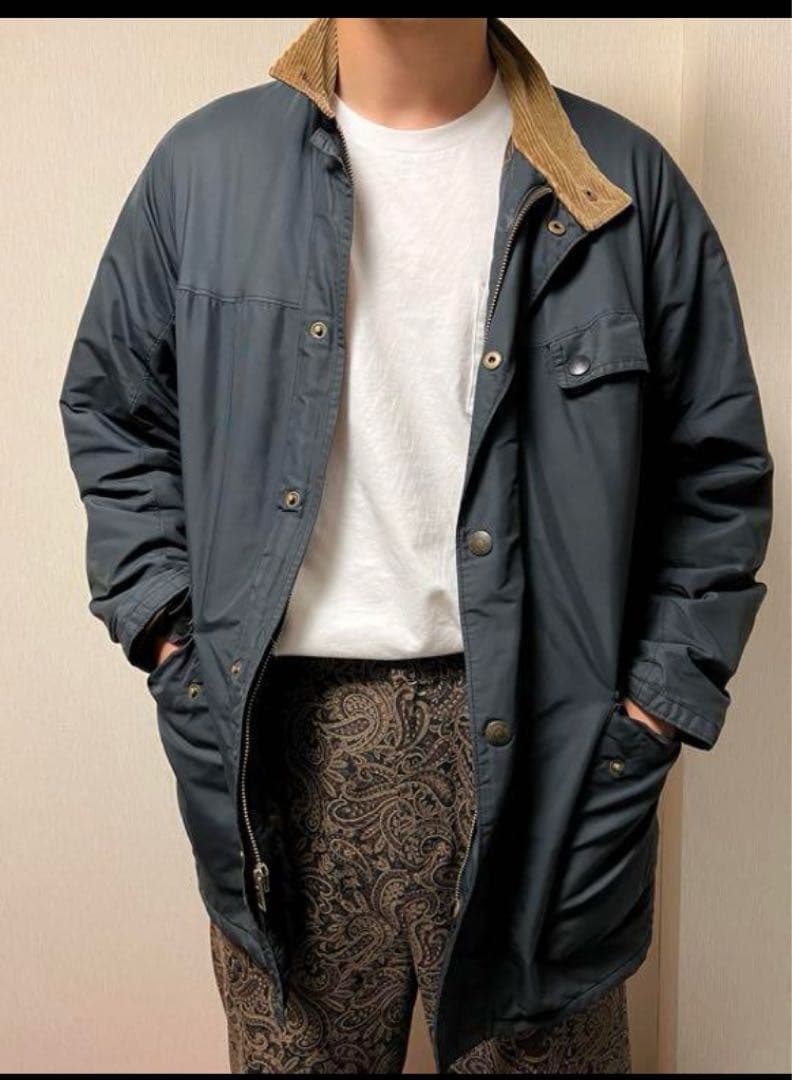 【COACH】激レア　コーチ　ハンティングジャケット　コート　コーデュロイ襟