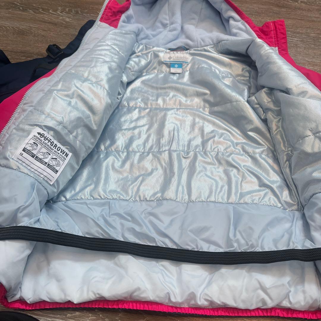 コロンビア　スキーウェア　150 女の子　美品 パンツ紺色　L