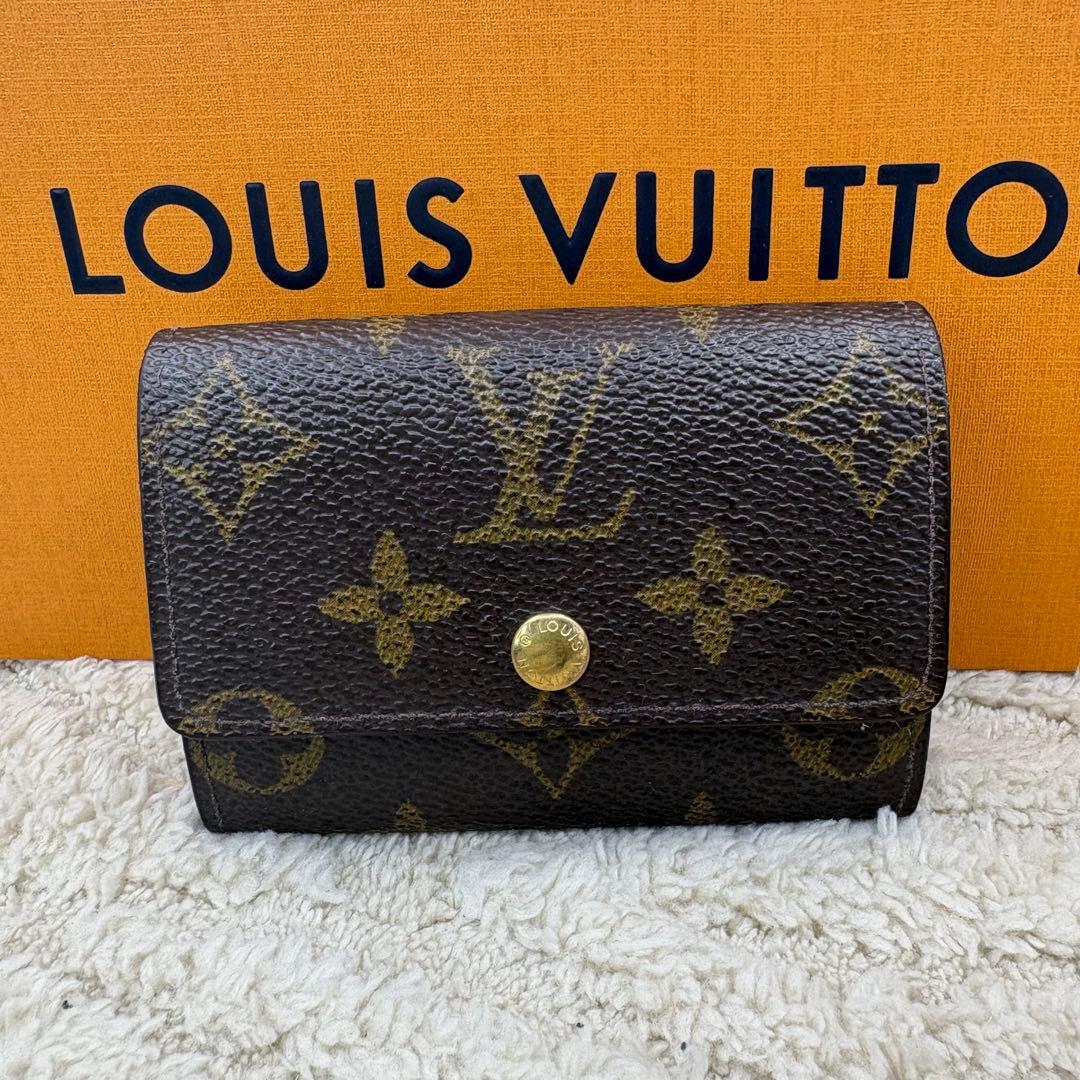 ルイヴィトン　モノグラム　ポルトモネ　プラ　ケース