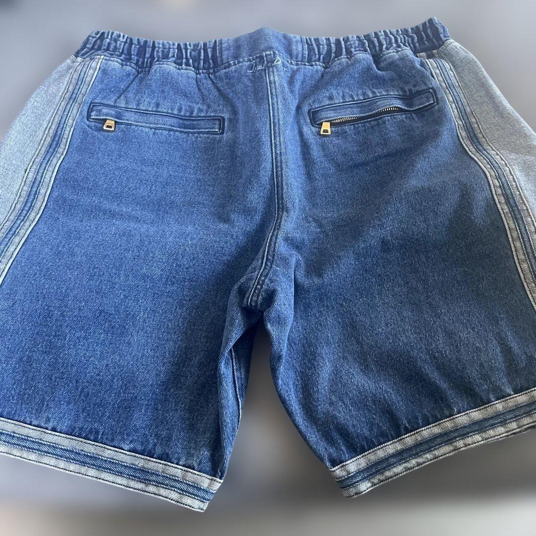 Just Don ジャストドン　デニムショートパンツ　バスパン　Lakers