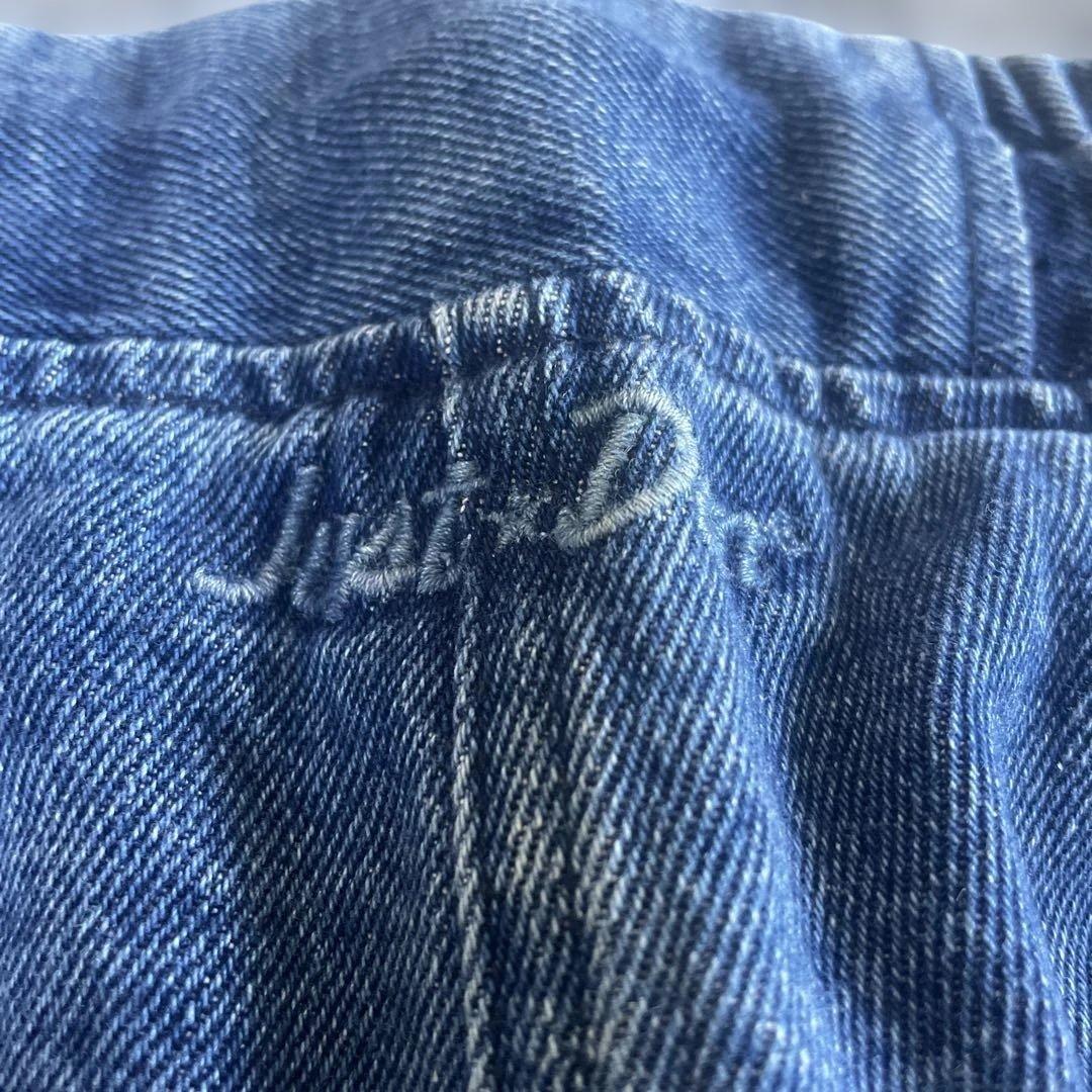 Just Don ジャストドン　デニムショートパンツ　バスパン　Lakers