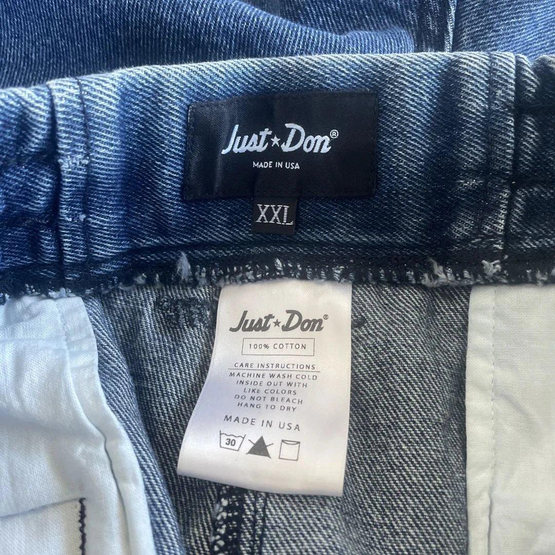 Just Don ジャストドン　デニムショートパンツ　バスパン　Lakers