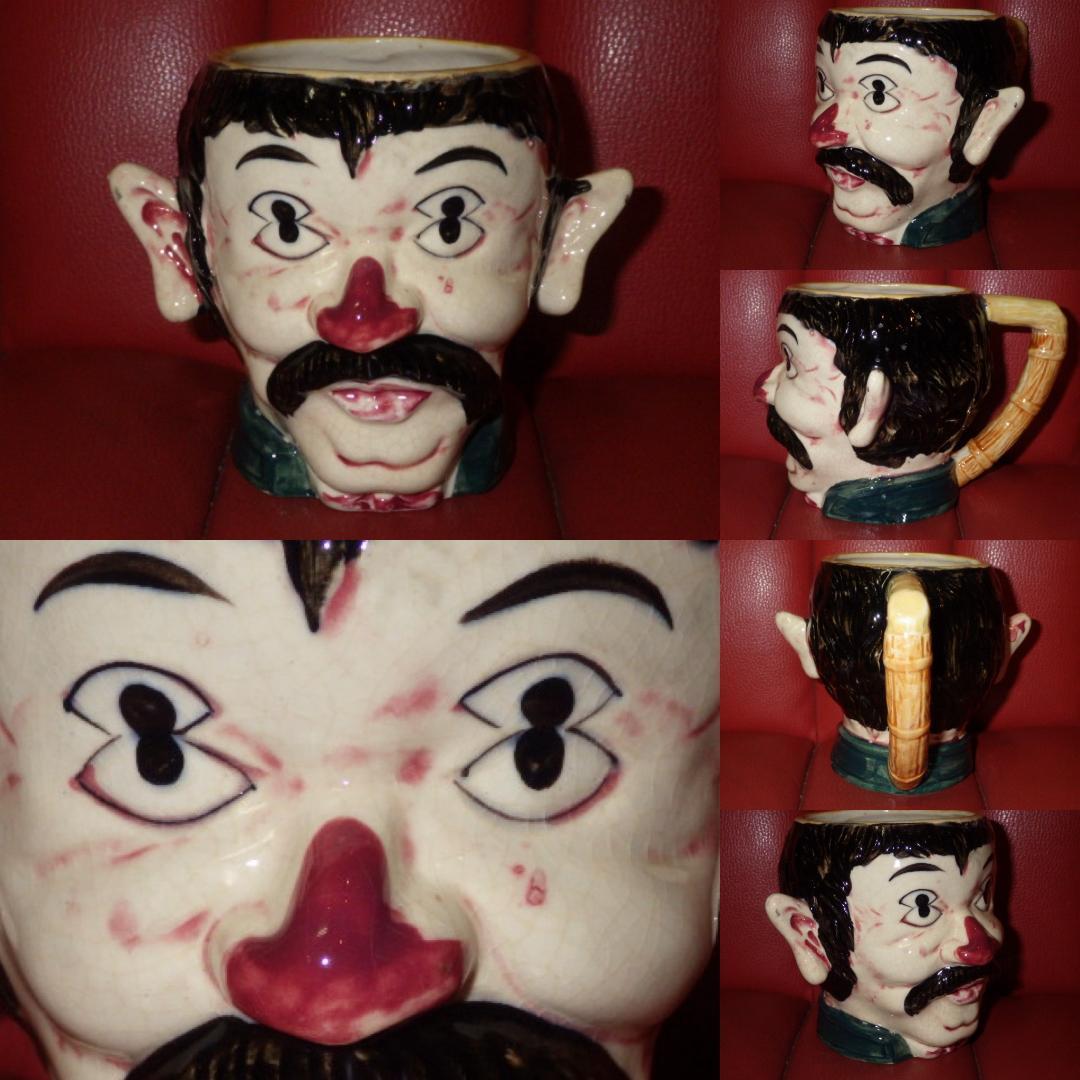 50'S★4つ目★ドランクマン★マグカップ★ビンテージ★置物★酔っ払い★雑貨
