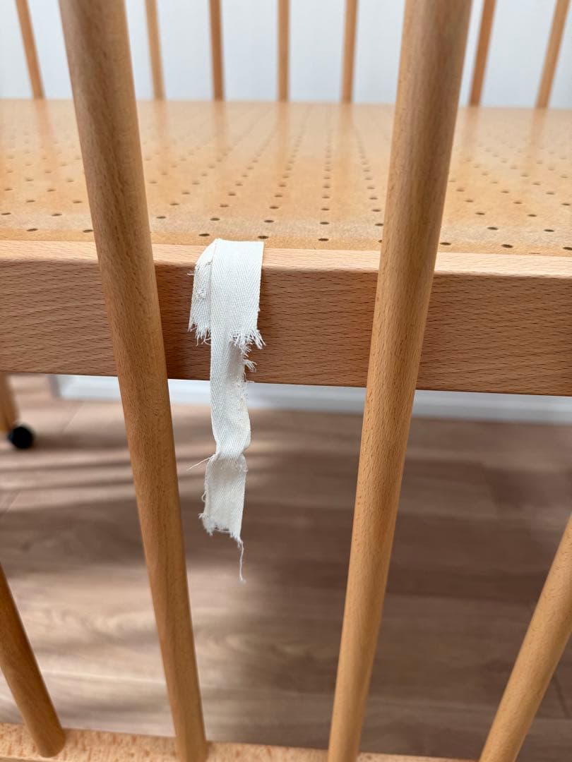 ベビーベッド　日本製　石崎家具　スリーピー　折りたたみ可　キャスター付き