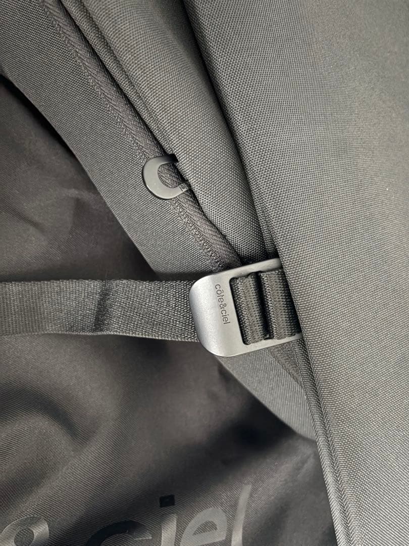 コートエシエル cote&ciel リュック ユニセックス 黒 【美品・保管袋付