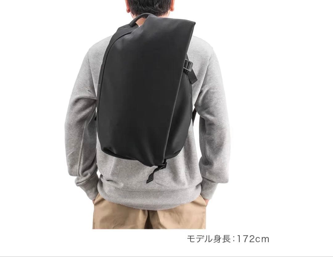 コートエシエル cote&ciel リュック ユニセックス 黒 【美品・保管袋付