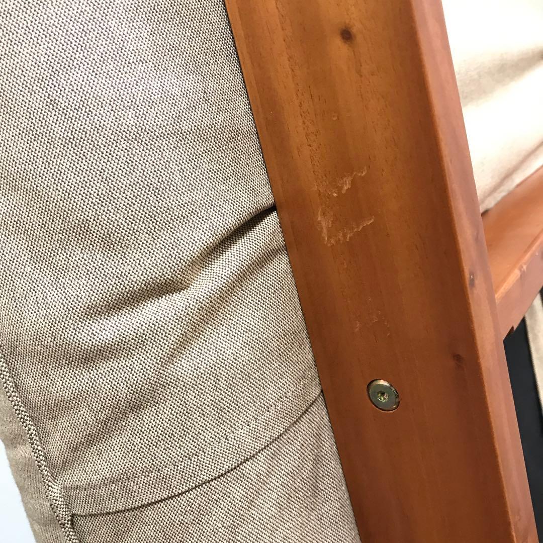 （送料込）無印良品 ハイバックリクライニングソファ