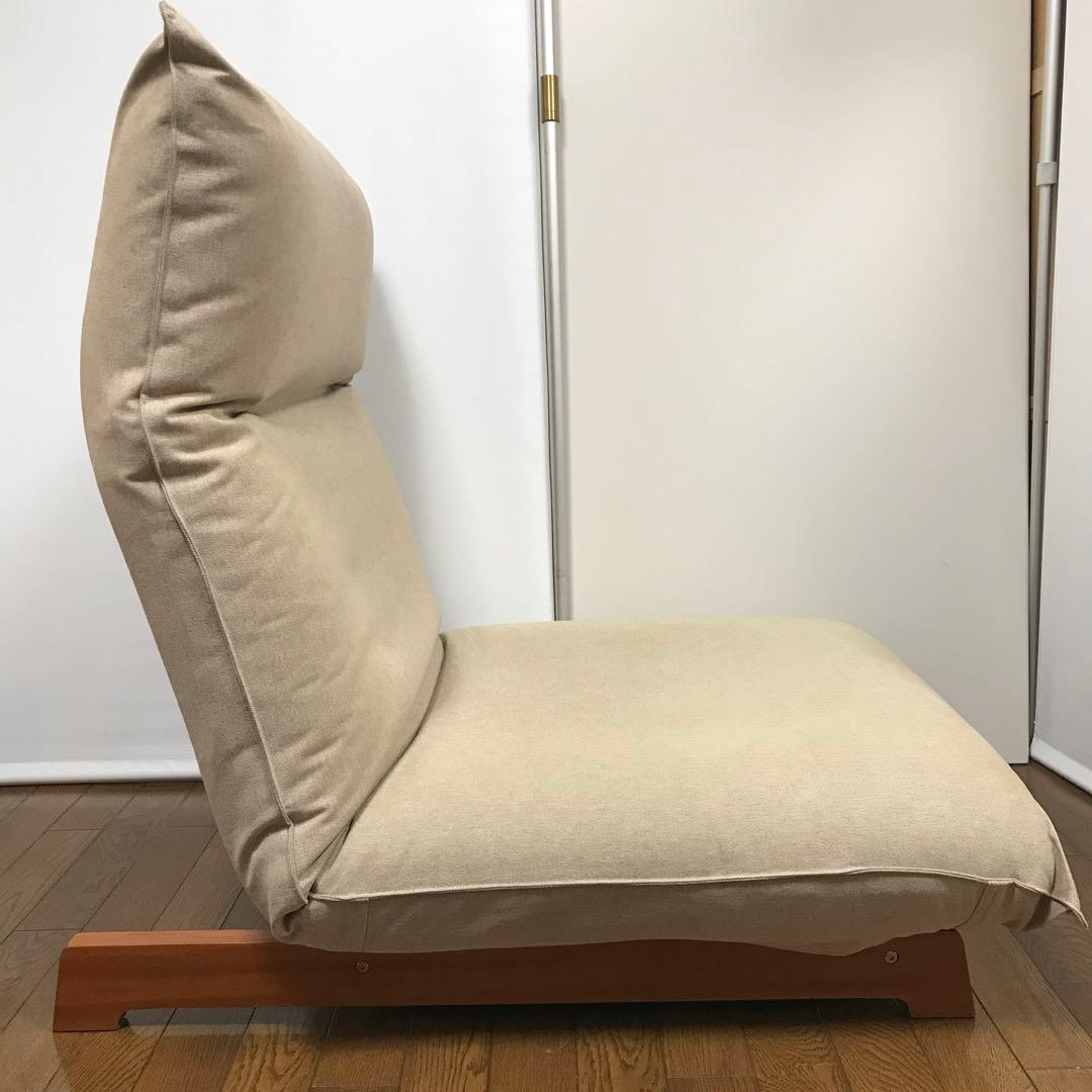 （送料込）無印良品 ハイバックリクライニングソファ