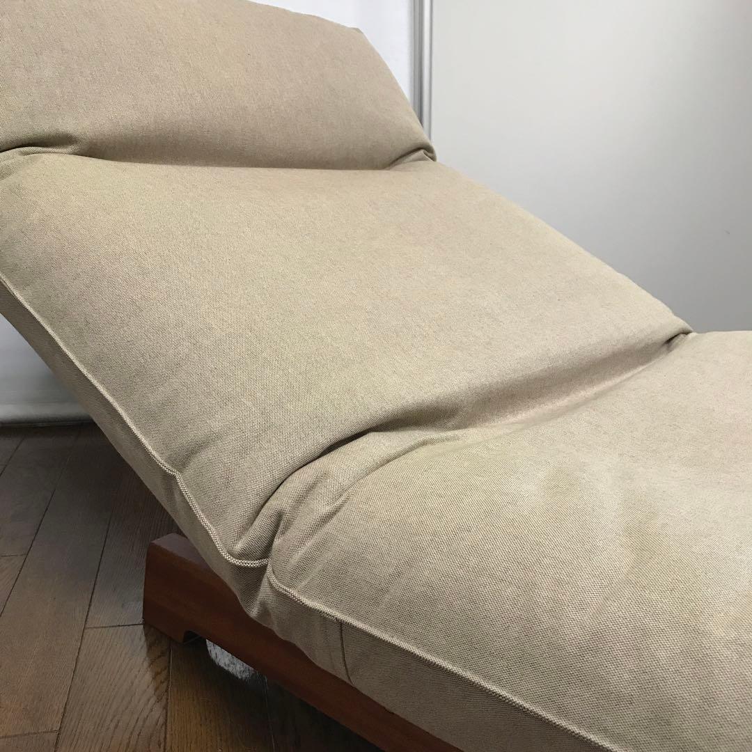 （送料込）無印良品 ハイバックリクライニングソファ