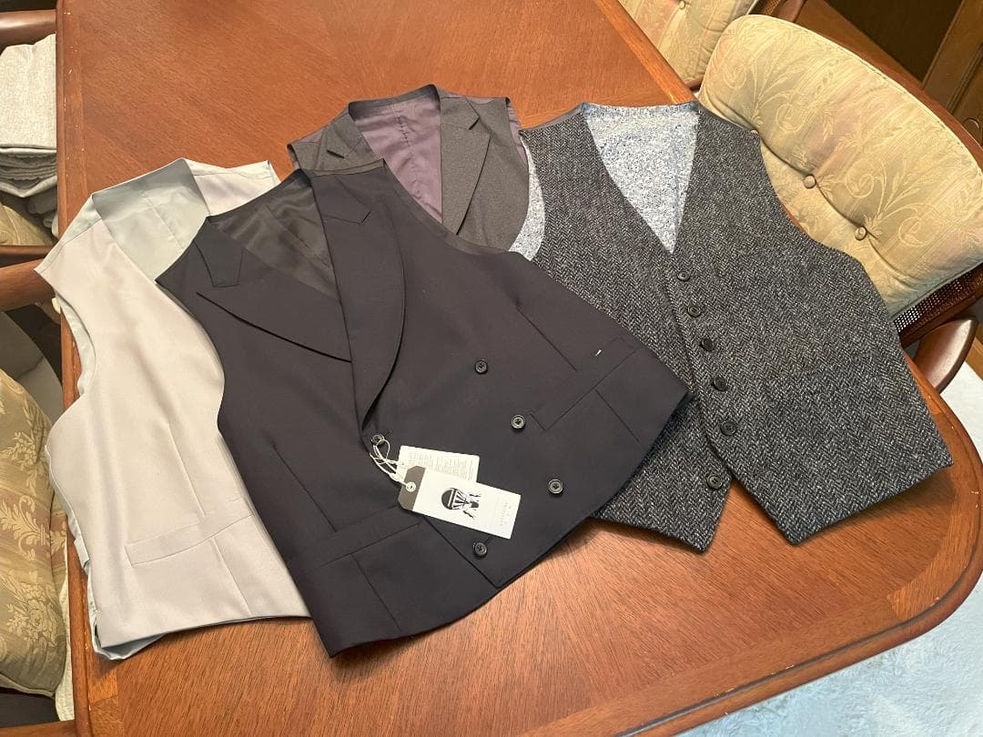 新品 ドーメル オンワード メンズ ベスト セット 4点