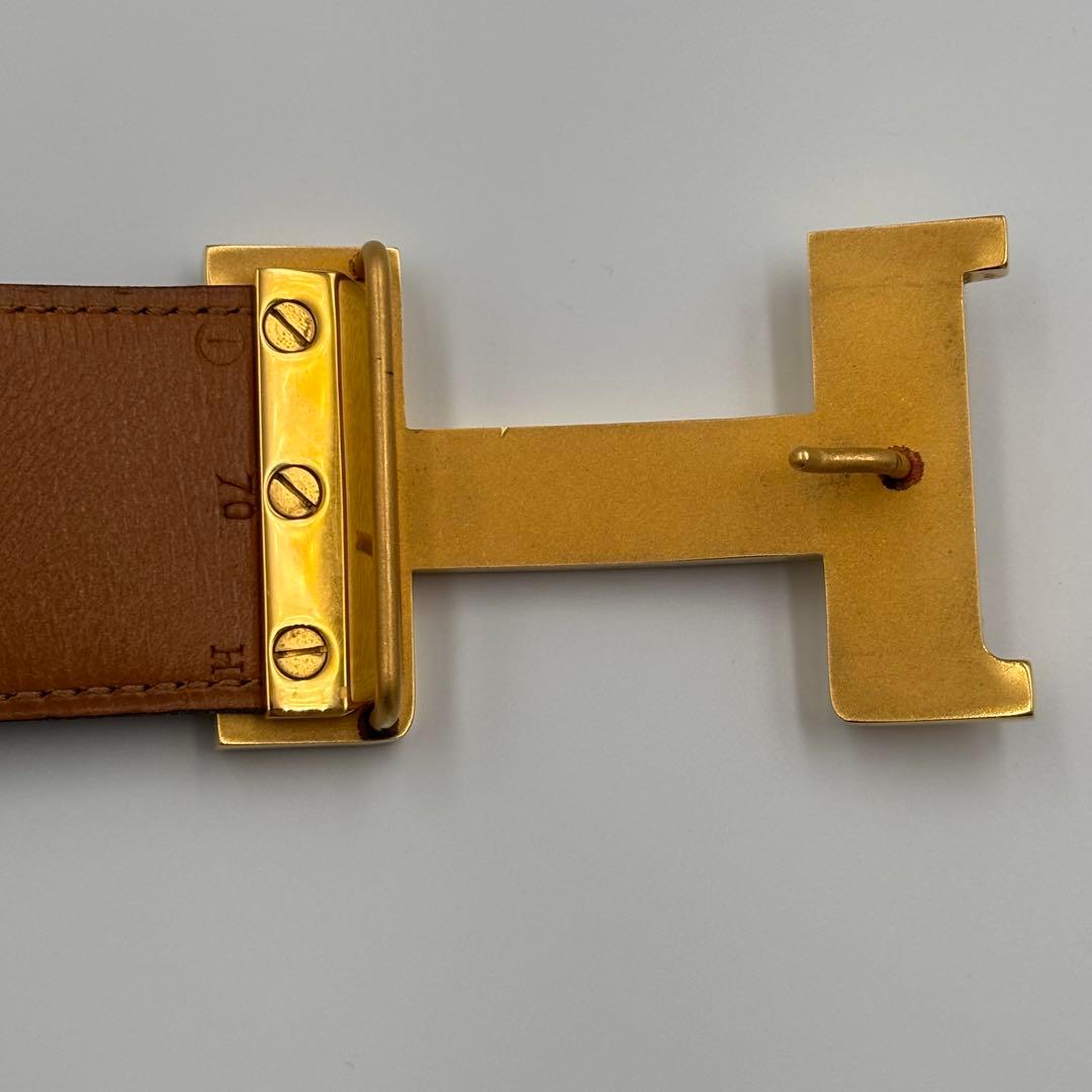 ❣️美品❣️HERMES エルメス コンスタンス H金具 ゴールド ベルト レザー
