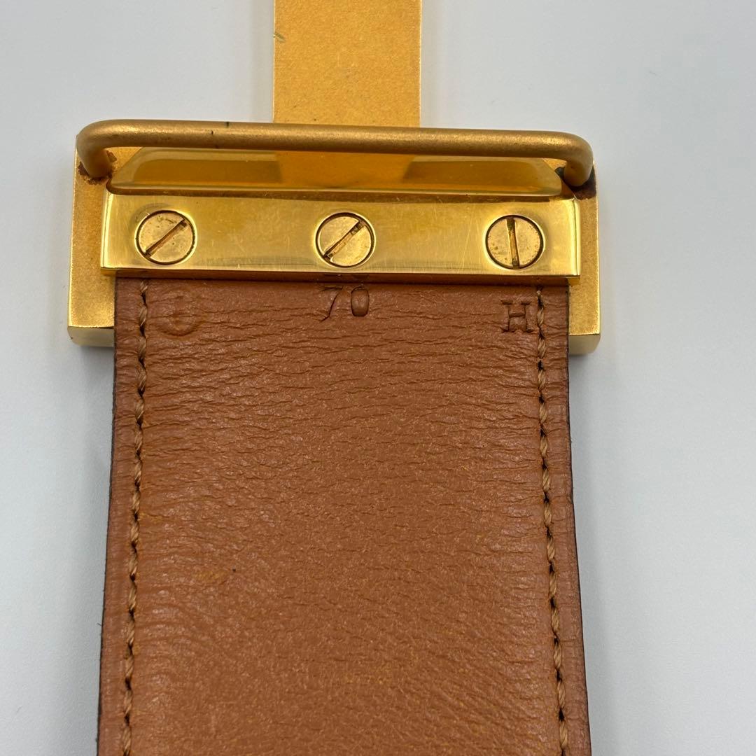 ❣️美品❣️HERMES エルメス コンスタンス H金具 ゴールド ベルト レザー