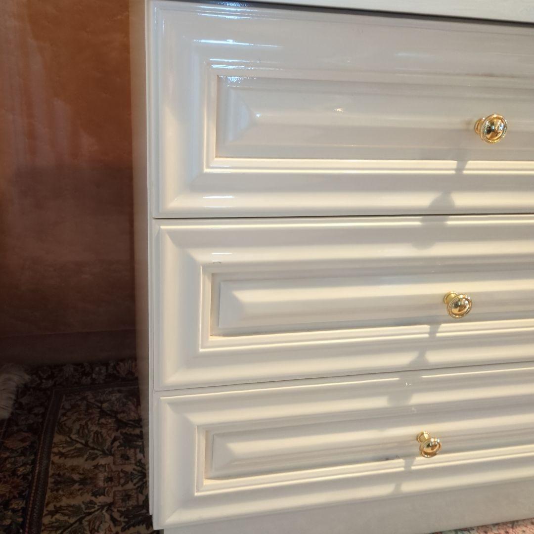 キャビネット　サイドボード　サイドテーブル　白　ホワイト　サイドキャビネット