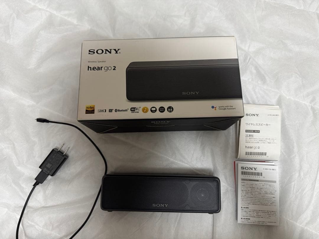 ワイヤレススピーカー SONY hear go 2 SRS-HG10 付属品完備