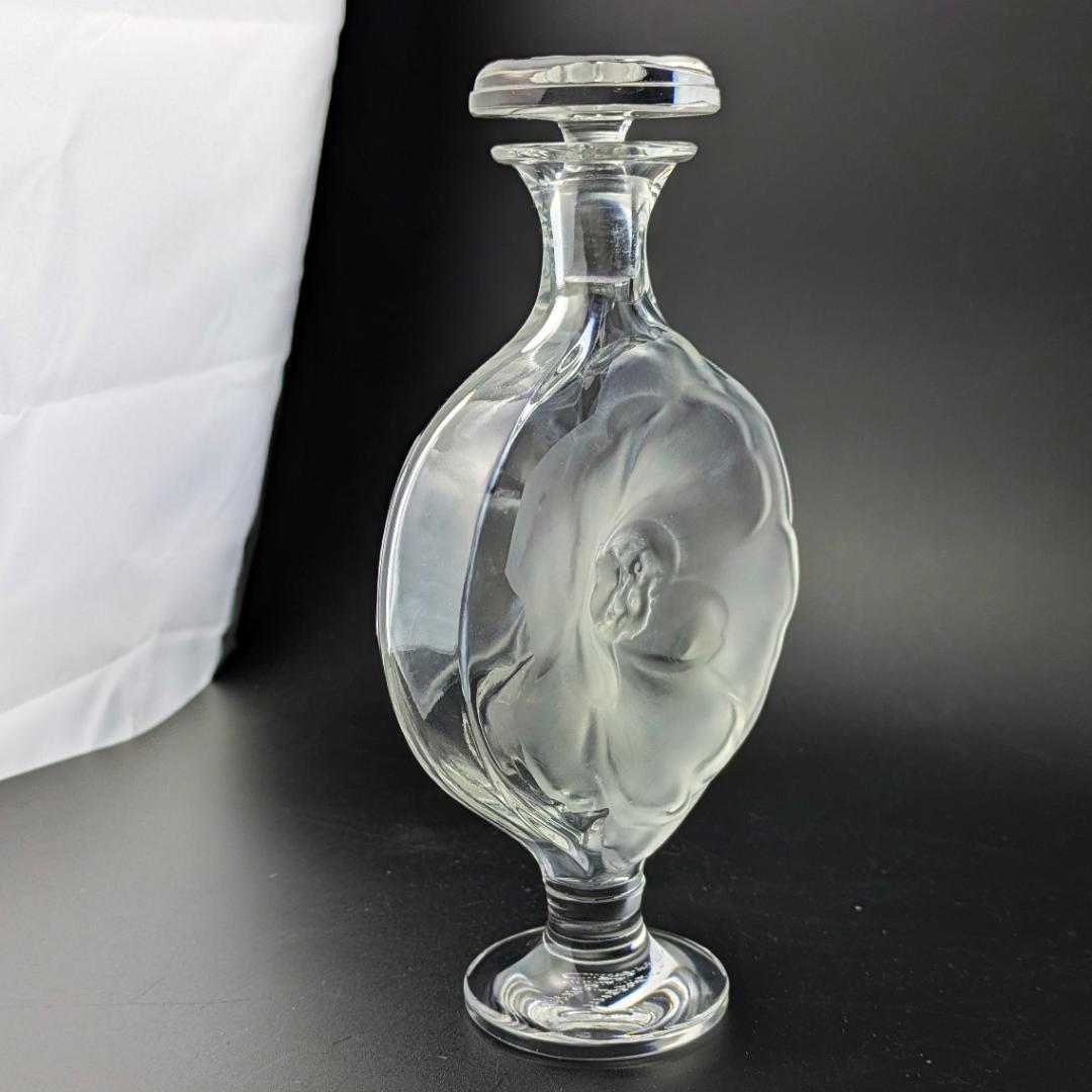 m*i様 ラリック Moulin Rouge 香水瓶 フロストガラス 花モチーフ