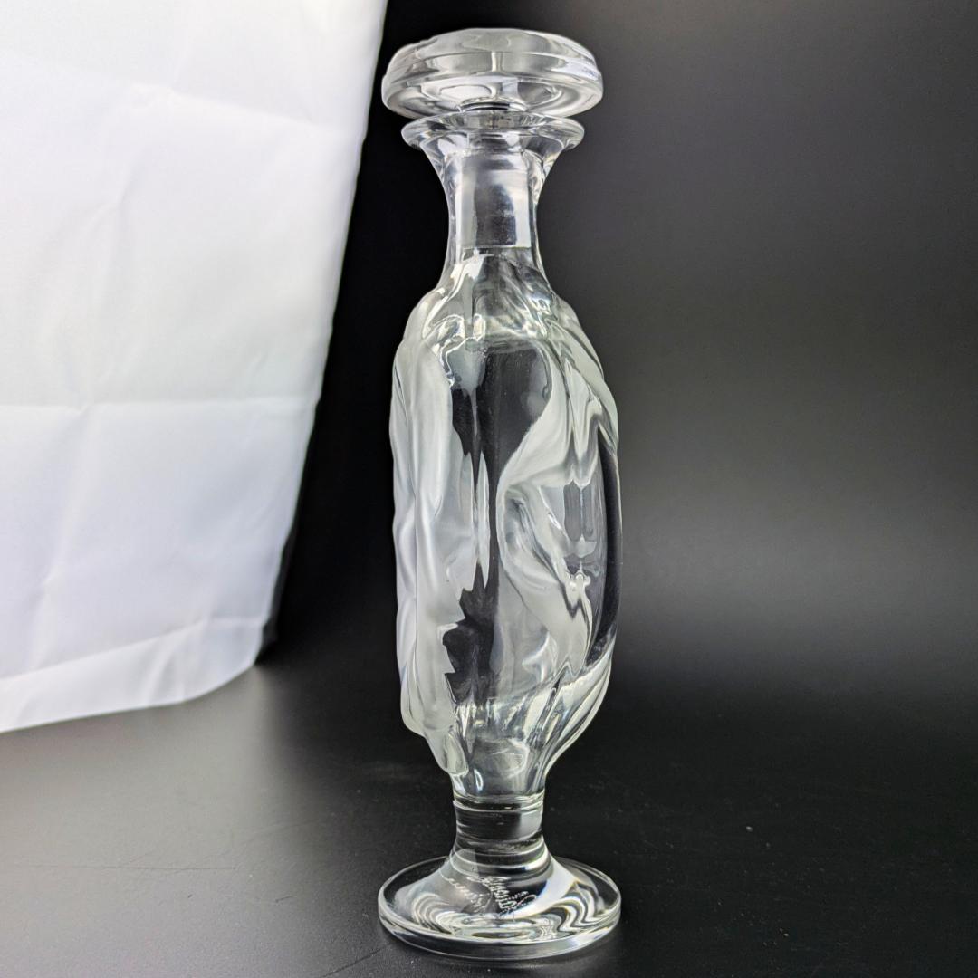 m*i様 ラリック Moulin Rouge 香水瓶 フロストガラス 花モチーフ