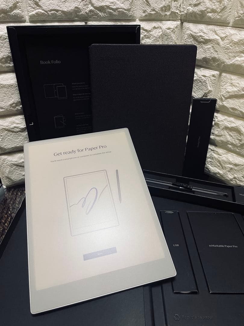 液タブ・ペンタブ reMarkable PaperPro MarkerPlus+BookFolio