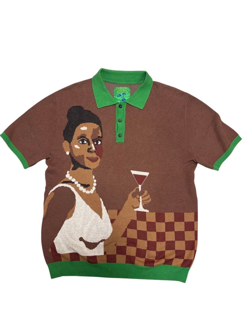 KidSuper Studios アートポロシャツ 半袖