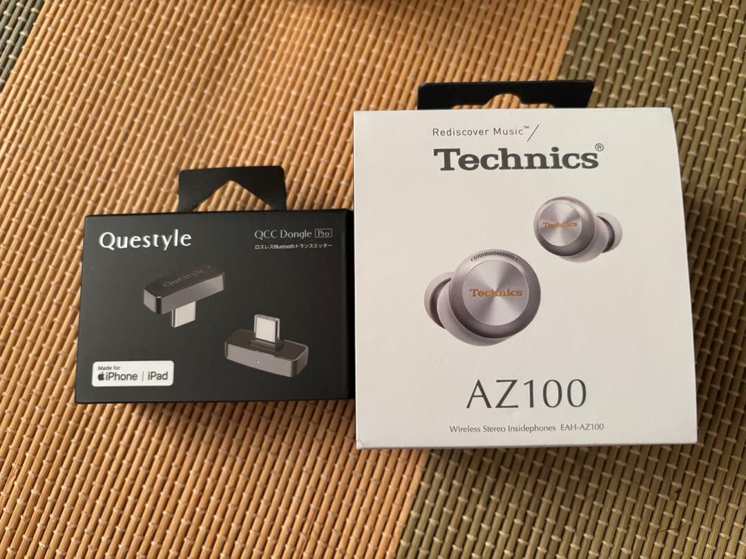 イヤホン Technics eah-az100&Questyleqccdongle pro