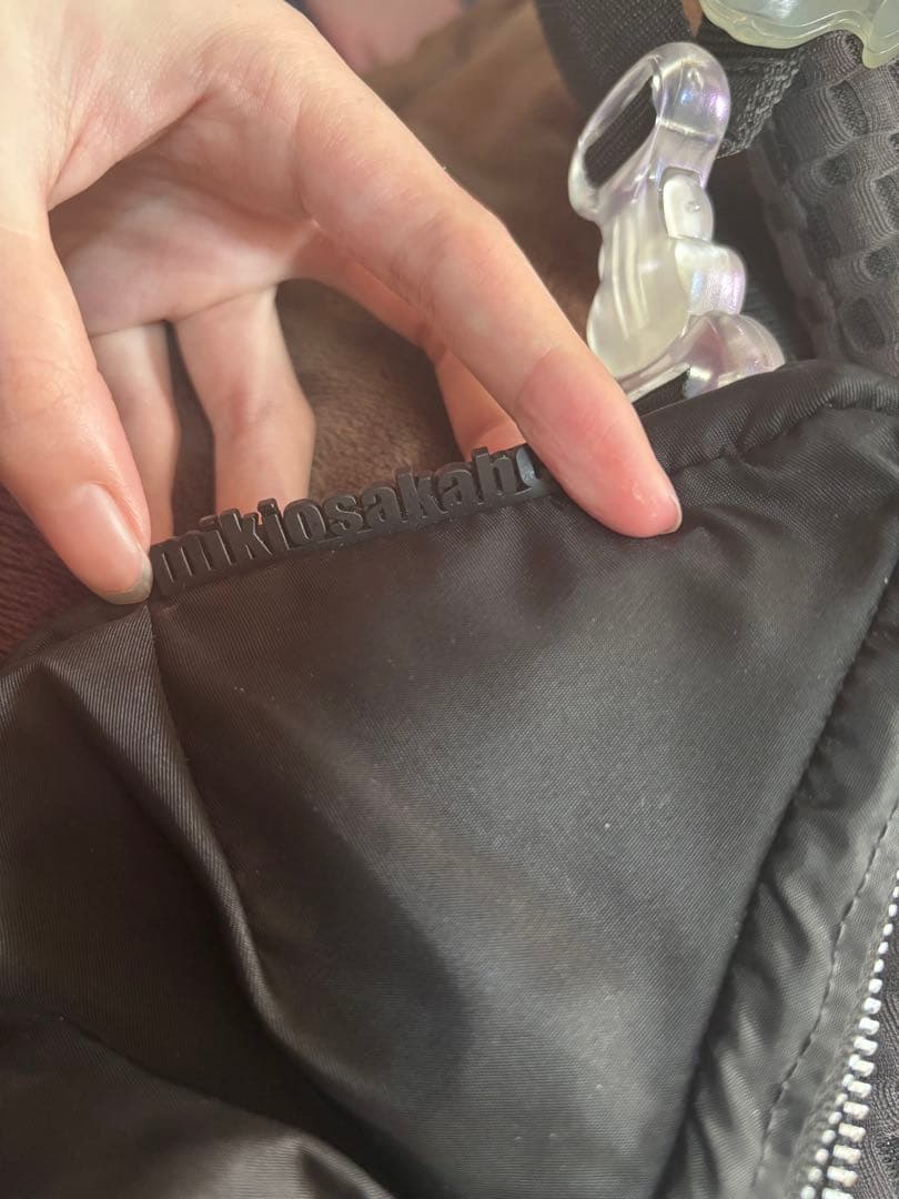 mikiosakabe ショルダーバッグ　ブラック