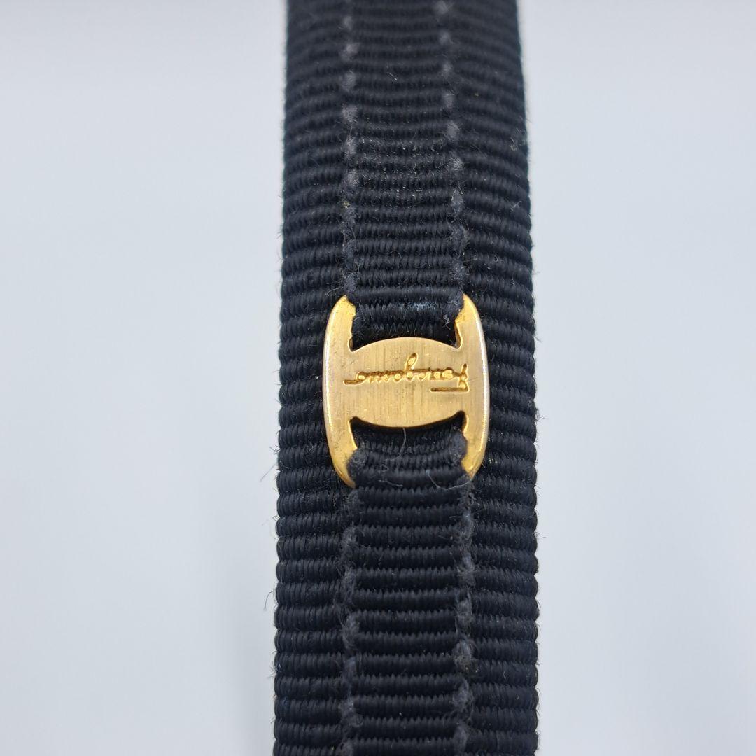 Salvatore Ferragamo ブラック カチューシャヘアバンド