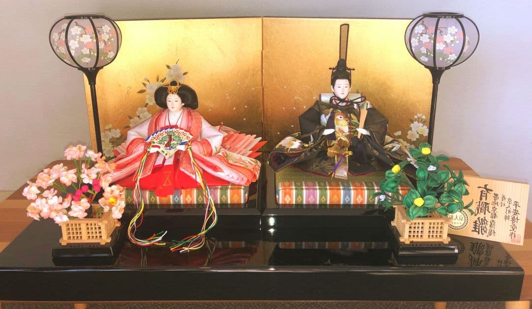 ⭐豪華西陣織 親王飾り 京人形師による着付けの有職雛⭐送料無料