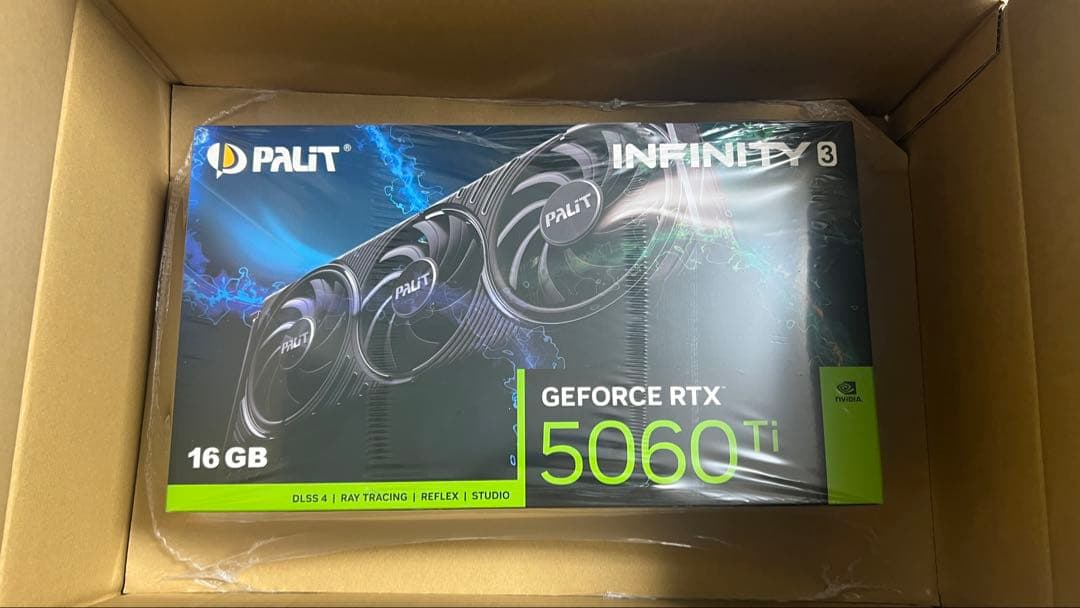 新品未開封 Palit GeForce RTX 5060 Ti 16GB