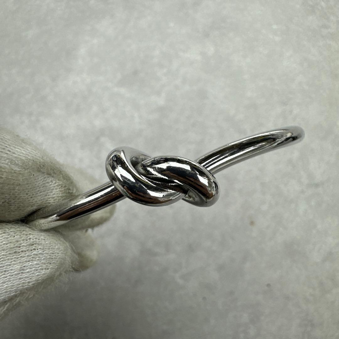 ★正規品★CELINE セリーヌ ノット バングル シルバー M イタリア製