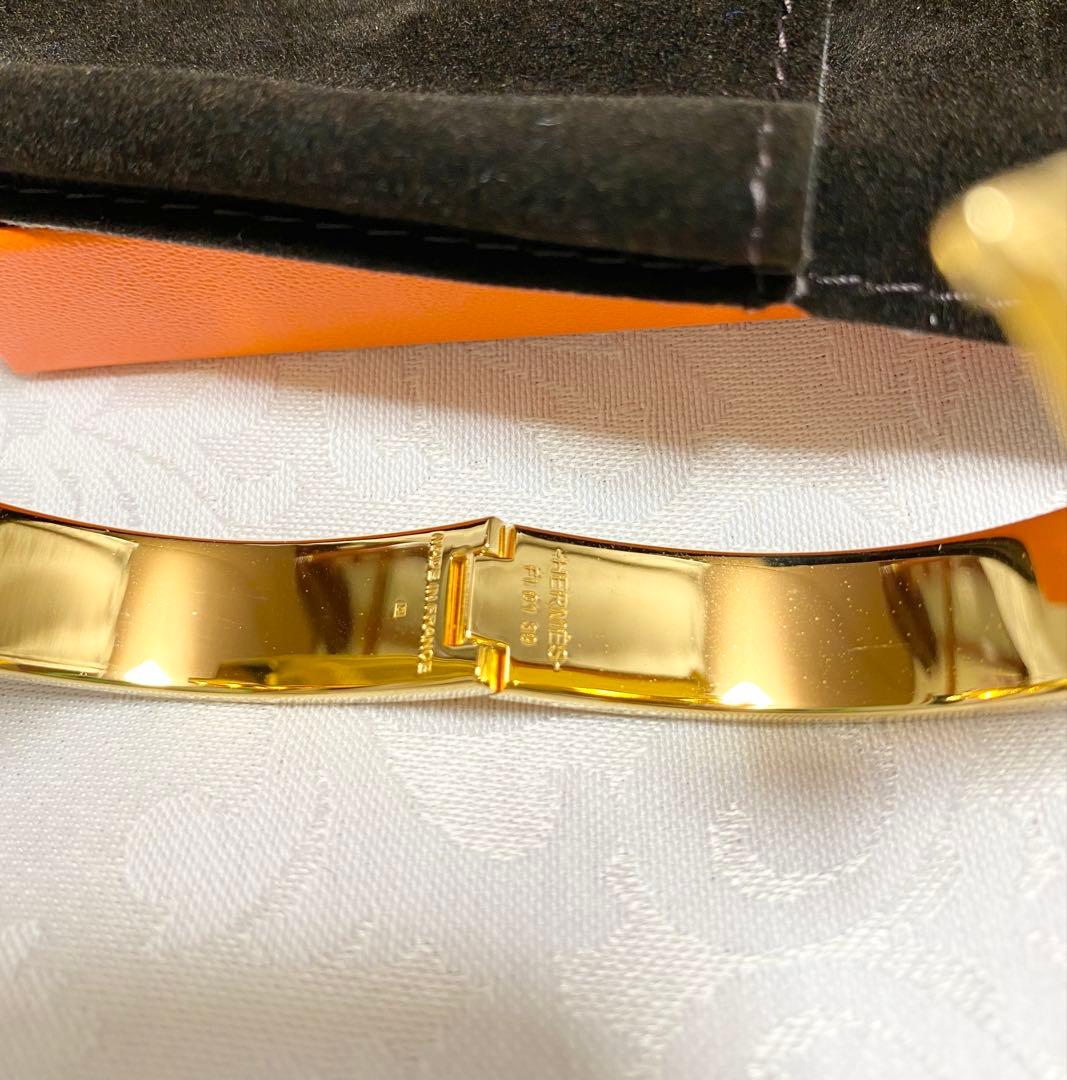 【apです】HERMES ブレスレット〈クリックH〉ホワイト