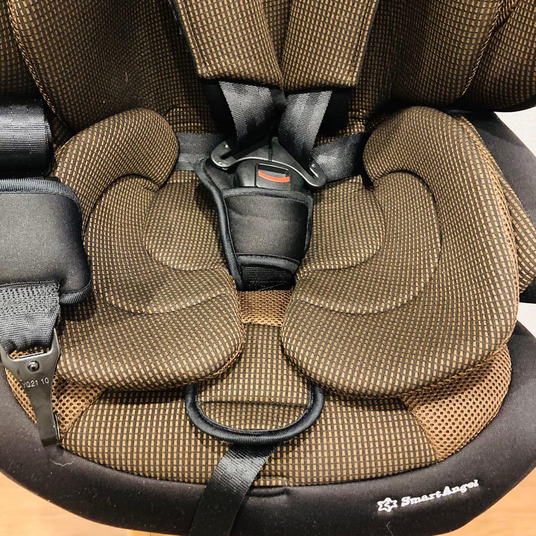 スマートエンジェル ジュニアシート FIX-BR ISOFIX ブラウン