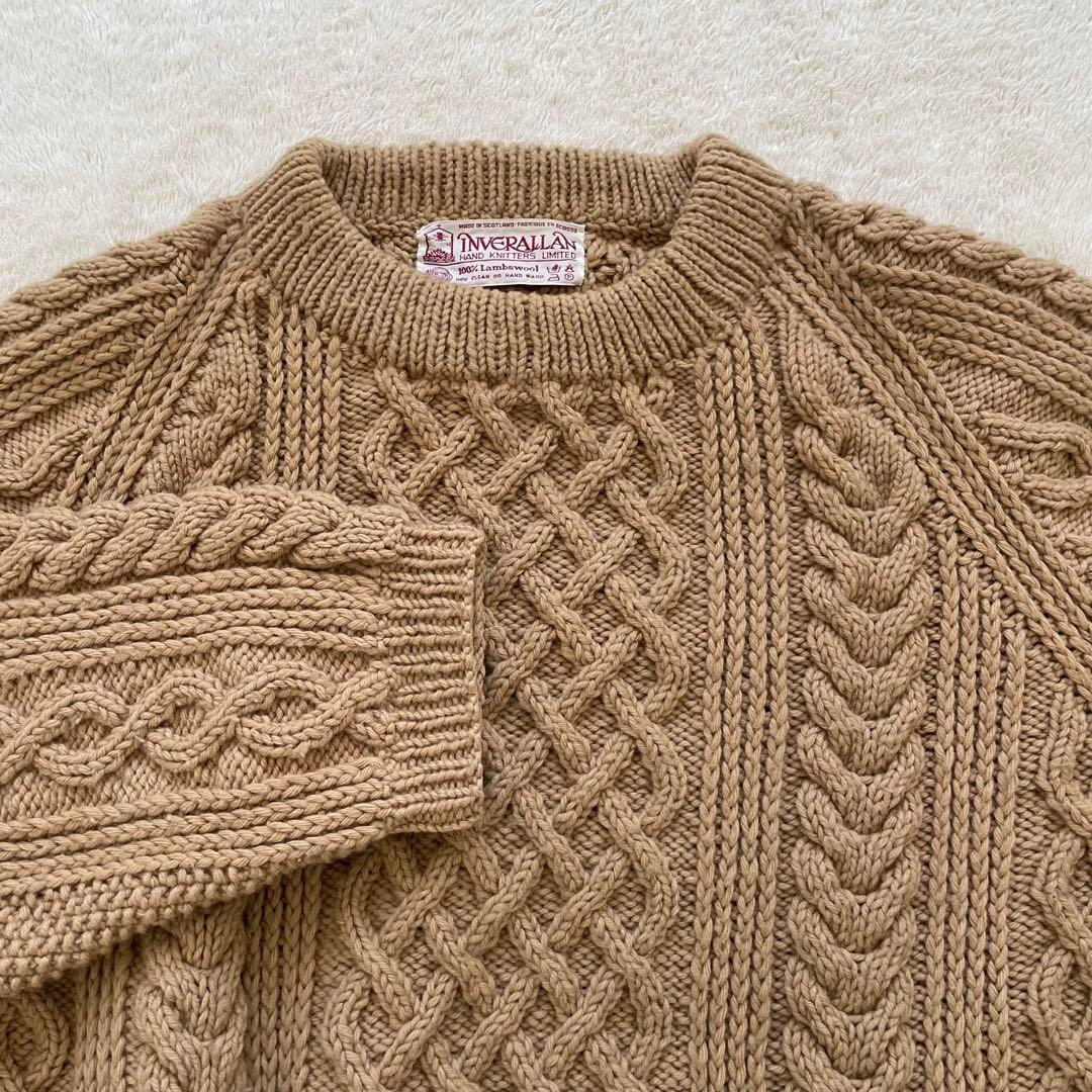 INVERALLAN インバーアラン　アランハンドニット スコットランド製