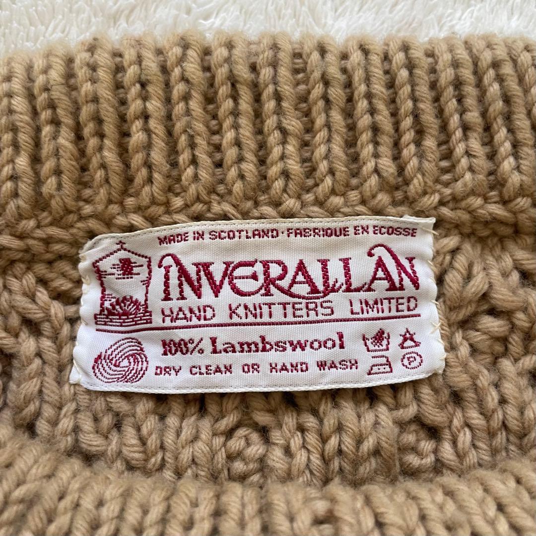 INVERALLAN インバーアラン　アランハンドニット スコットランド製