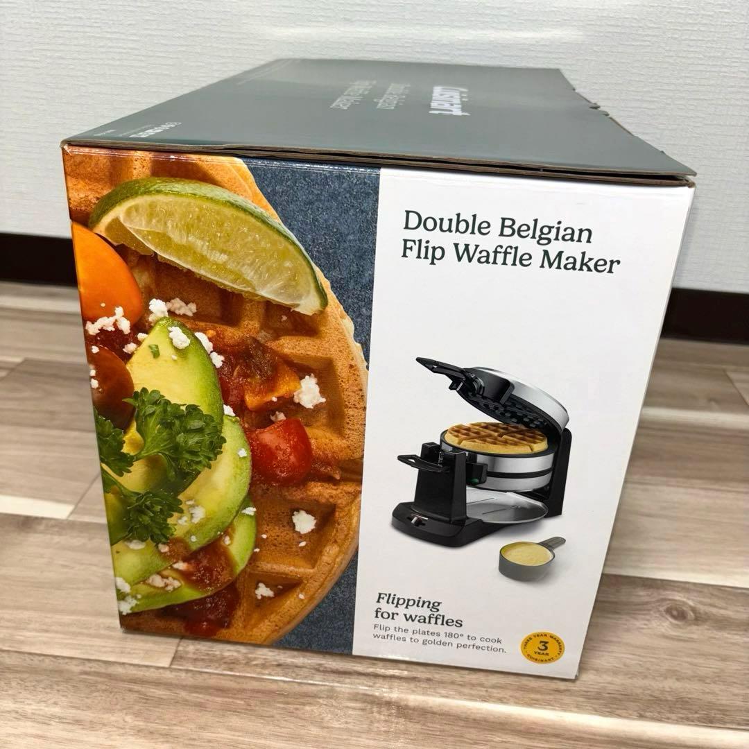 クイジナート フリップ式 ダブルワッフルメーカー WAF-F40