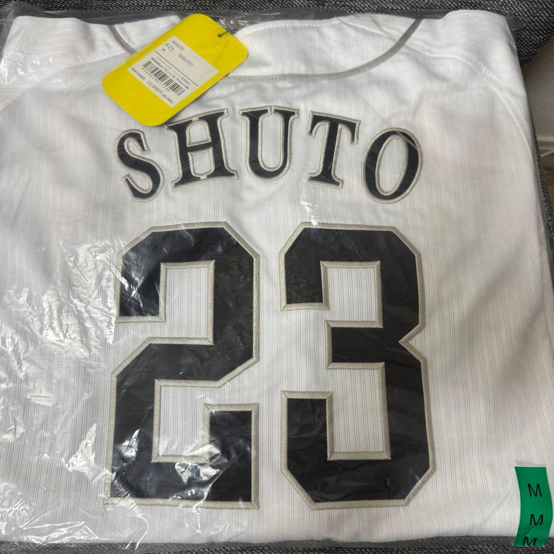 ホークス 周東佑京選手レプリカユニフォーム M