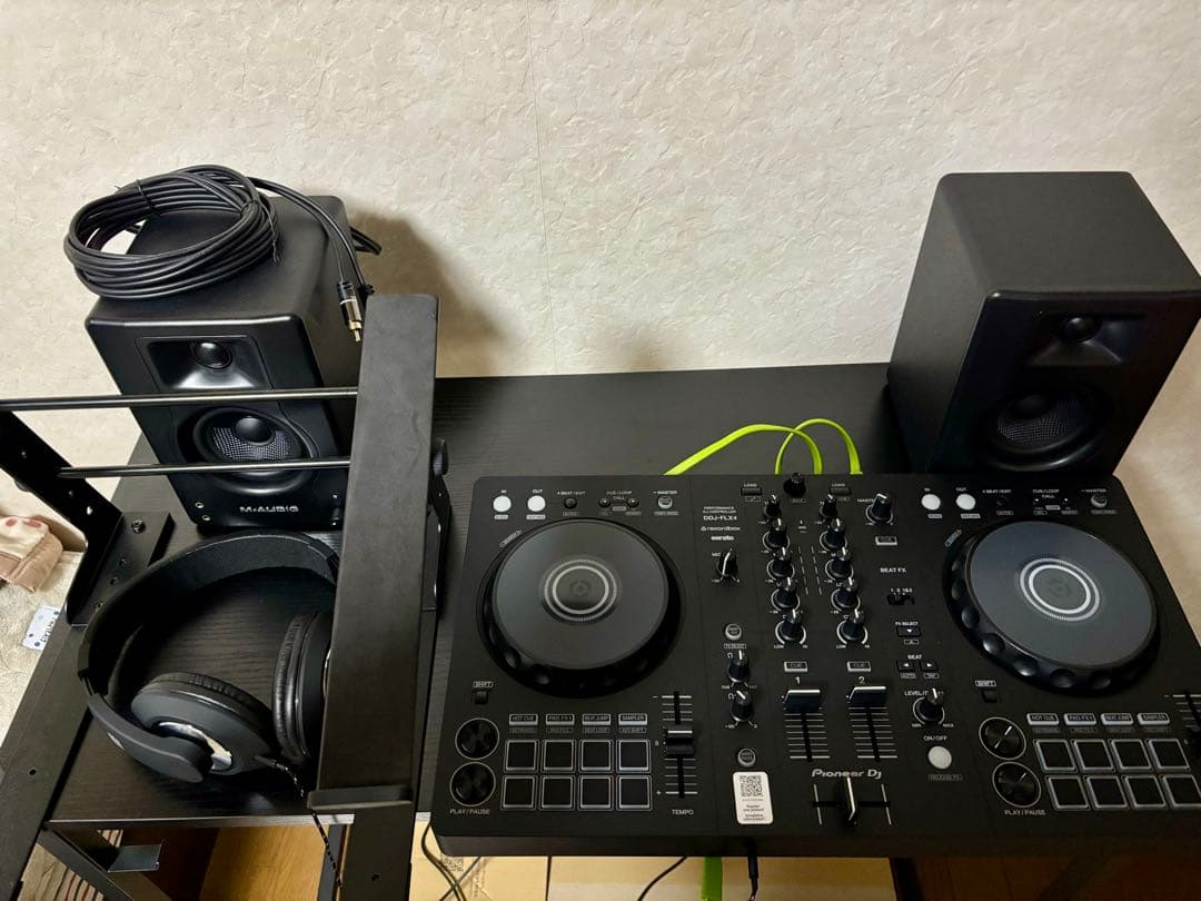 【すぐ使える】DDJ-FLX4 DJセット（ヘッドホン、スピーカー、カバン付）