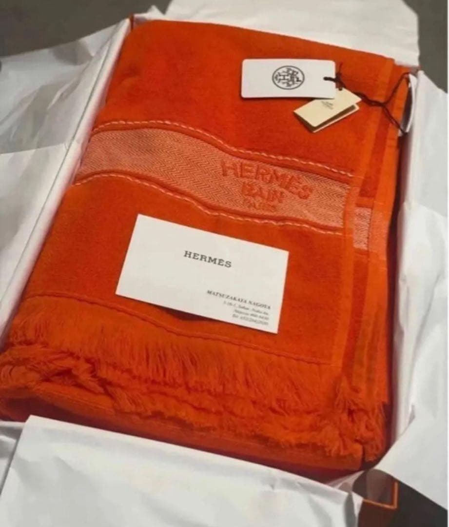 【新品未使用】HERMES エルメス ビーチタオル《ヨッティング》PM