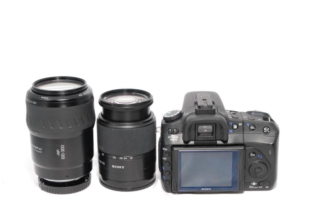 ✨SONY α300✨ダブルレンズ✨入門モデル✨軽量✨一眼レフカメラ✨