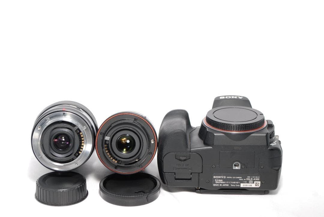 ✨SONY α300✨ダブルレンズ✨入門モデル✨軽量✨一眼レフカメラ✨