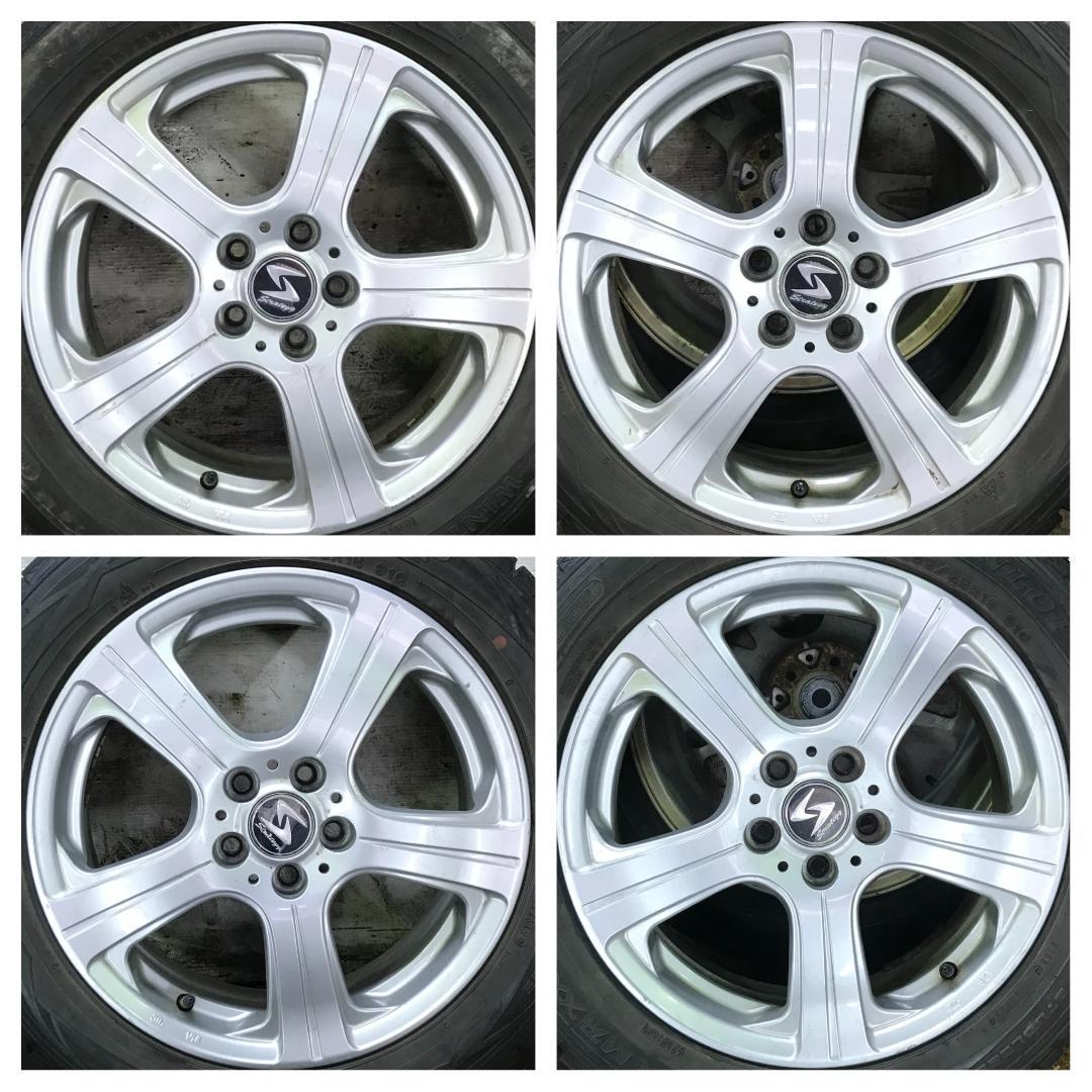 専用30 DUNLOP 205/55R16 PCD 100mm スタッドレス