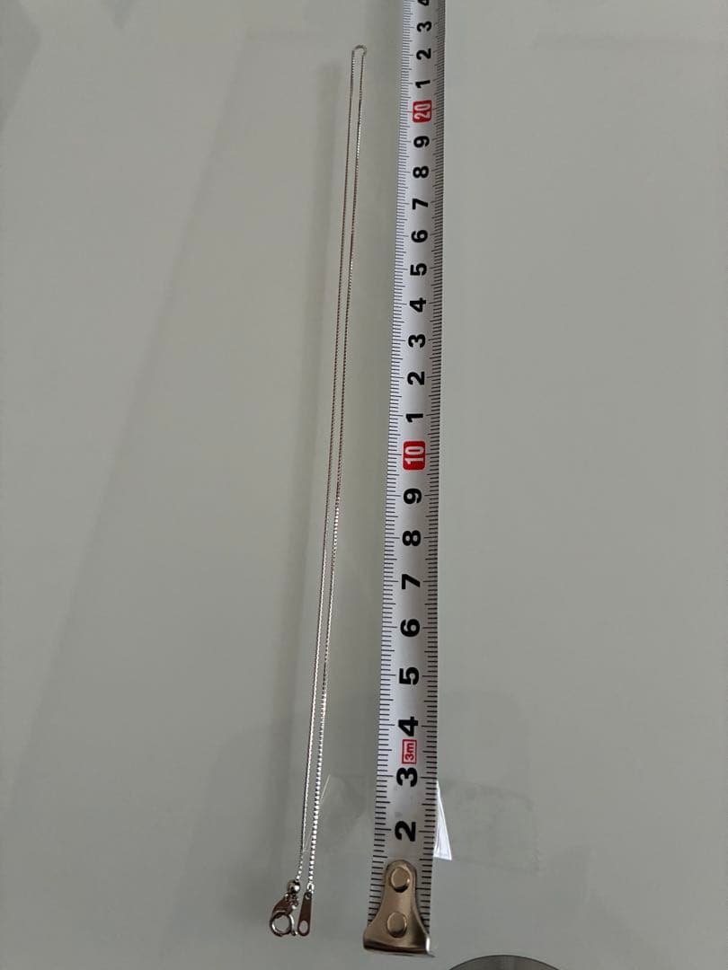 新品　Pt850 プラチナベネチアンネックレスチェーン 45㎝　幅約0.7㎜