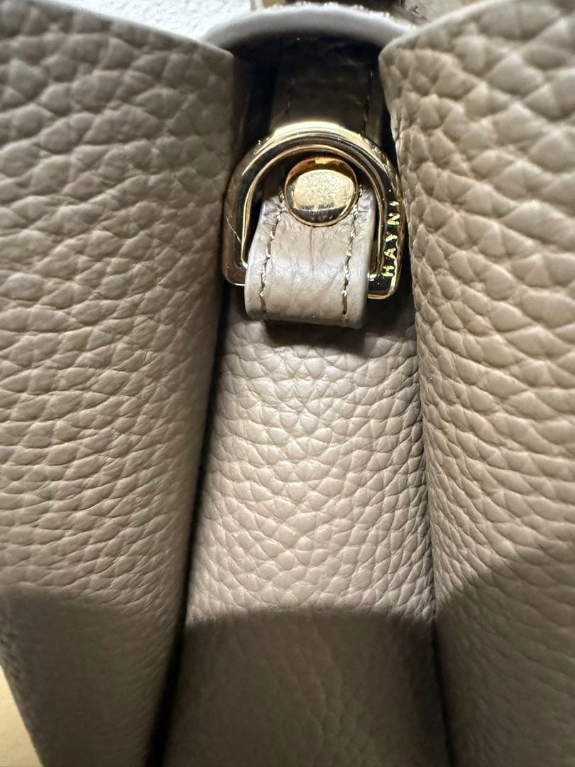 お値下げ！HAYNI ヘイニ　マロエ　ハンドバッグ ショルダーバッグ　トープ