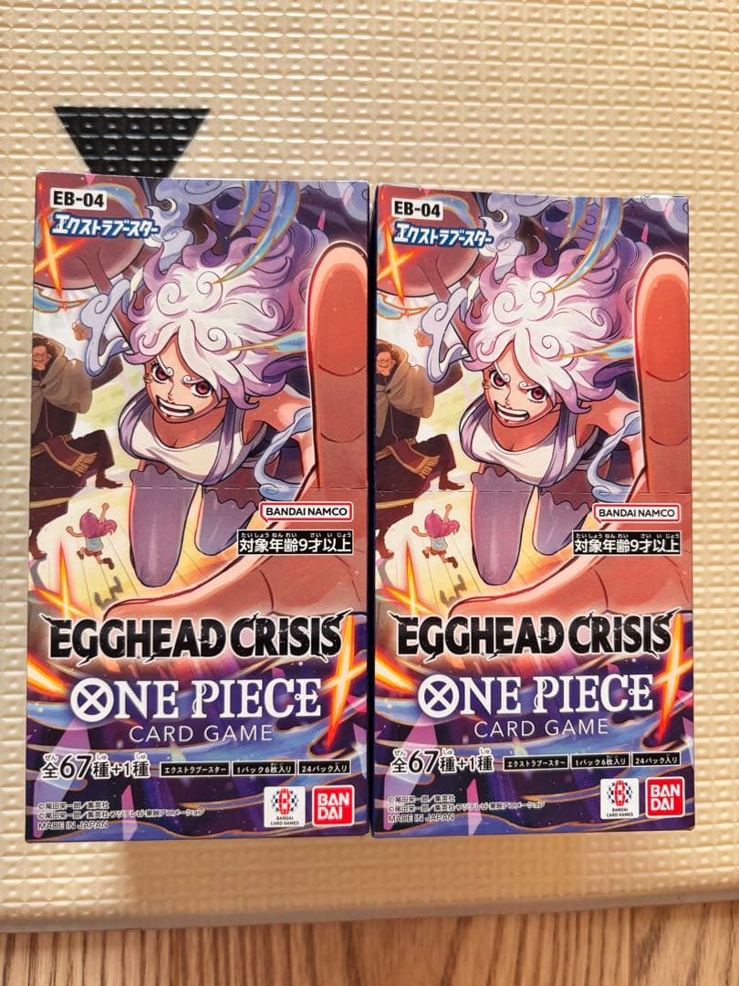 EGGHEAD CRISIS ONE PIECE カードゲーム24パック入り2箱