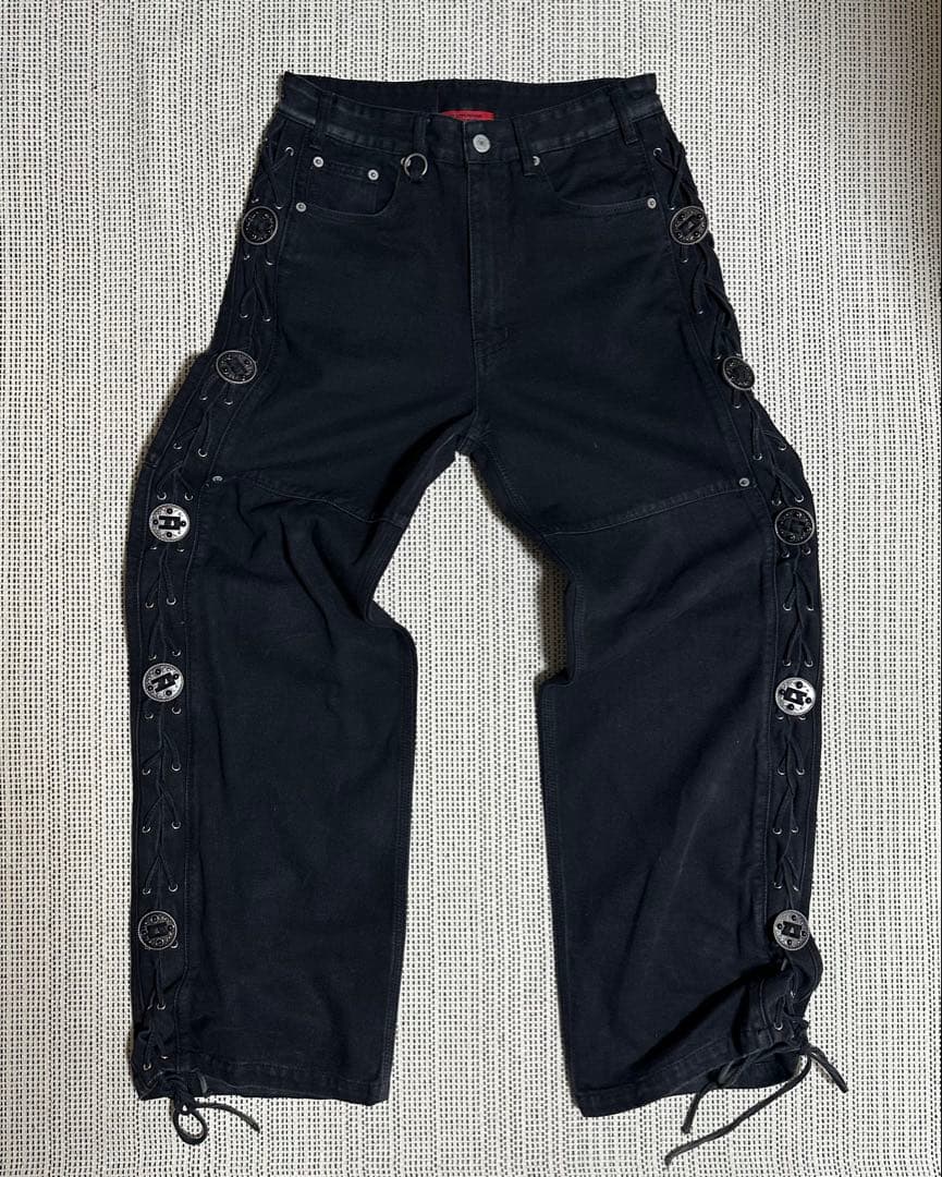 ベーコンくん　ALCYUS ブラックデニムパンツ