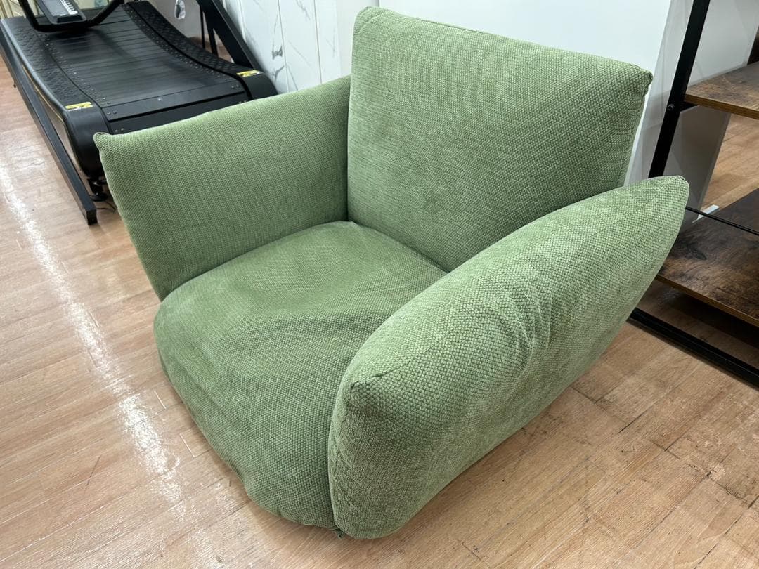 【福岡市限定】1人掛けリクライニングソファ 無印良品 フロアソファ