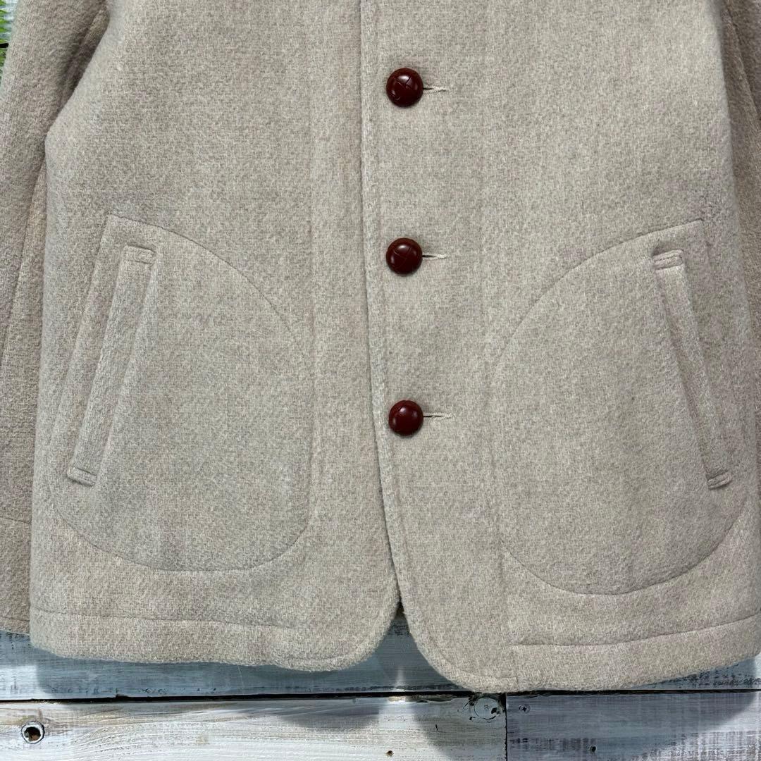 DANTON ダントン ウールモッサコート 36サイズ 丸襟 JD-8243